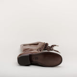 Bessie Vintage Aviator Boots - Brown