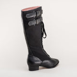 Cambridge Edwardian Bicycle Boots (Black/Black)