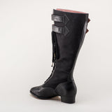 Cambridge Edwardian Bicycle Boots (Black/Black)