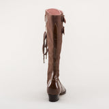 Cambridge Edwardian Bicycle Boots (Brown/Brown)