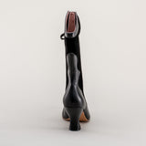 Camille Edwardian Boots (Black/Black)