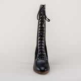 Camille Edwardian Boots (Black/Black)