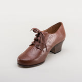 Claire 1940s Oxfords (Brown)