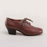 Claire 1940s Oxfords (Brown)
