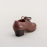 Claire 1940s Oxfords (Brown)