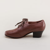 Claire 1940s Oxfords (Brown)