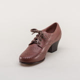 Claire 1940s Oxfords (Brown)