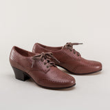 Claire 1940s Oxfords (Brown)