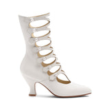 Cleo Edwardian Boots (Ivory)