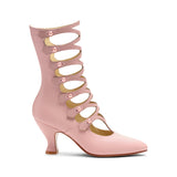 Cleo Edwardian Boots (Pink)