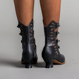 Colette Edwardian Button Boots (Black)