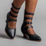 Colette Edwardian Button Boots (Black)