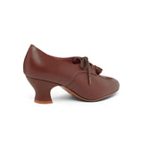 Cordelia Edwardian Oxfords - Chestnut