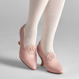 Elsie Edwardian Pumps - Pink