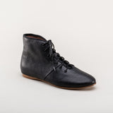 Emma Regency Leather Boots - Black