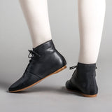 Emma Regency Leather Boots - Black