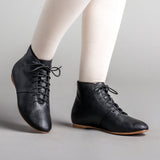 Emma Regency Leather Boots - Black