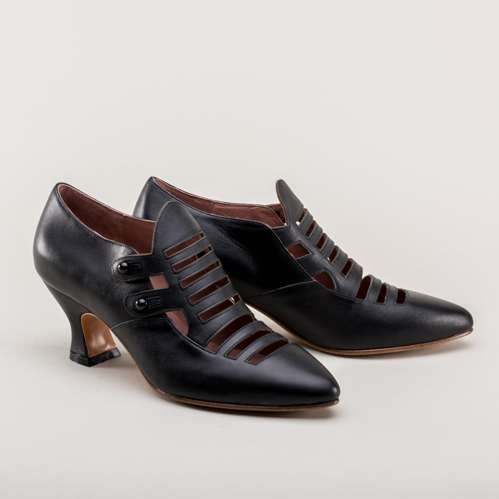 Endora Victorian Witch Shoes - Bewitching Black