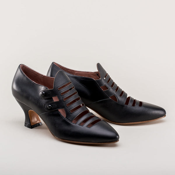 Endora Victorian Witch Shoes - Bewitching Black