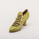 Endora Victorian Witch Shoes (Arsenic Green)