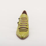Endora Victorian Witch Shoes (Arsenic Green)
