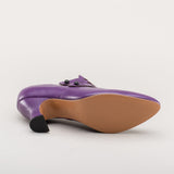 Endora Victorian Witch Shoes (Poison Purple)