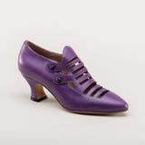 Endora Victorian Witch Shoes (Poison Purple)
