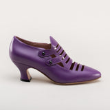 Endora Victorian Witch Shoes (Poison Purple)