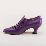 Endora Victorian Witch Shoes (Poison Purple)