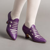 Endora Victorian Witch Shoes (Poison Purple)
