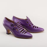 Endora Victorian Witch Shoes (Poison Purple)