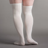 Extra Stretch Cotton Stockings (Ivory)