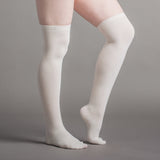 Extra Stretch Cotton Stockings (Ivory)