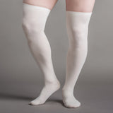 Extra Stretch Cotton Stockings (Ivory)
