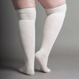 Extra Stretch Cotton Stockings (Ivory)