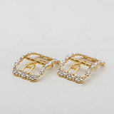 Fleur 18th Century Shoe Buckles (Gold)