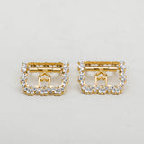 Fleur 18th Century Shoe Buckles (Gold)