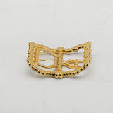 Fleur 18th Century Shoe Buckles (Gold)