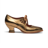 Gibson Edwardian Leather Shoes (Antique Gold)