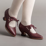Gibson Edwardian Leather Shoes (Merlot)