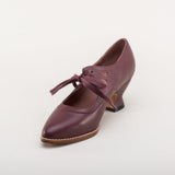 Gibson Edwardian Leather Shoes (Merlot)