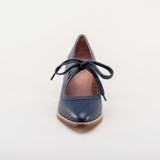 Gibson Edwardian Leather Shoes (Navy)