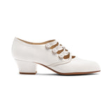 Gloria Edwardian Shoes - Ivory