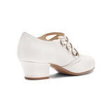Gloria Edwardian Shoes - Ivory