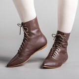 Hartfield Regency Leather Boots (Brown)