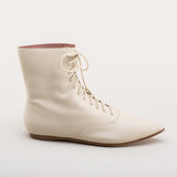 Hartfield Regency Leather Boots (Ivory)