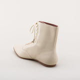 Hartfield Regency Leather Boots (Ivory)