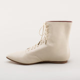 Hartfield Regency Leather Boots (Ivory)
