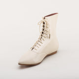 Hartfield Regency Leather Boots (Ivory)