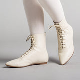 Hartfield Regency Leather Boots (Ivory)
